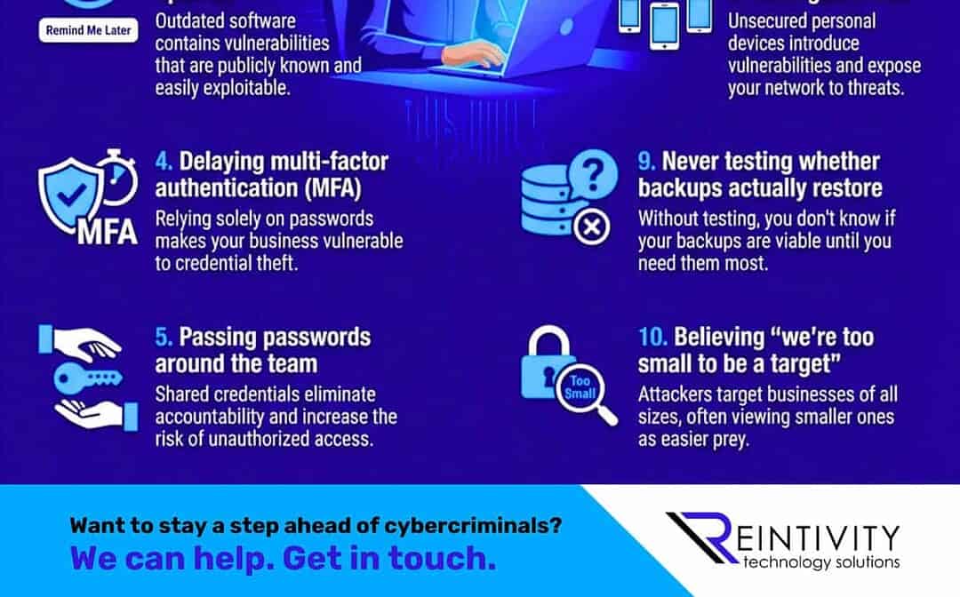 10 Things Attackers Hope Your Business Keeps Doing