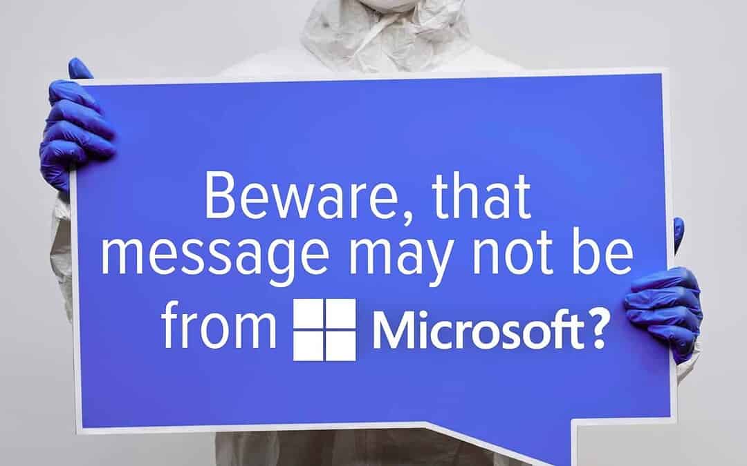 Could that “Microsoft” email be a wolf in sheep’s clothing?