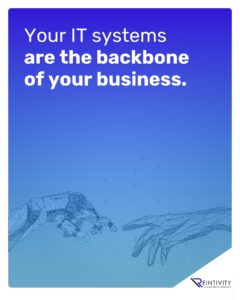 Guide: Break Bad IT Habits Protect & Boost Productivity. Image text: Your IT Systems are the backbone of your business.