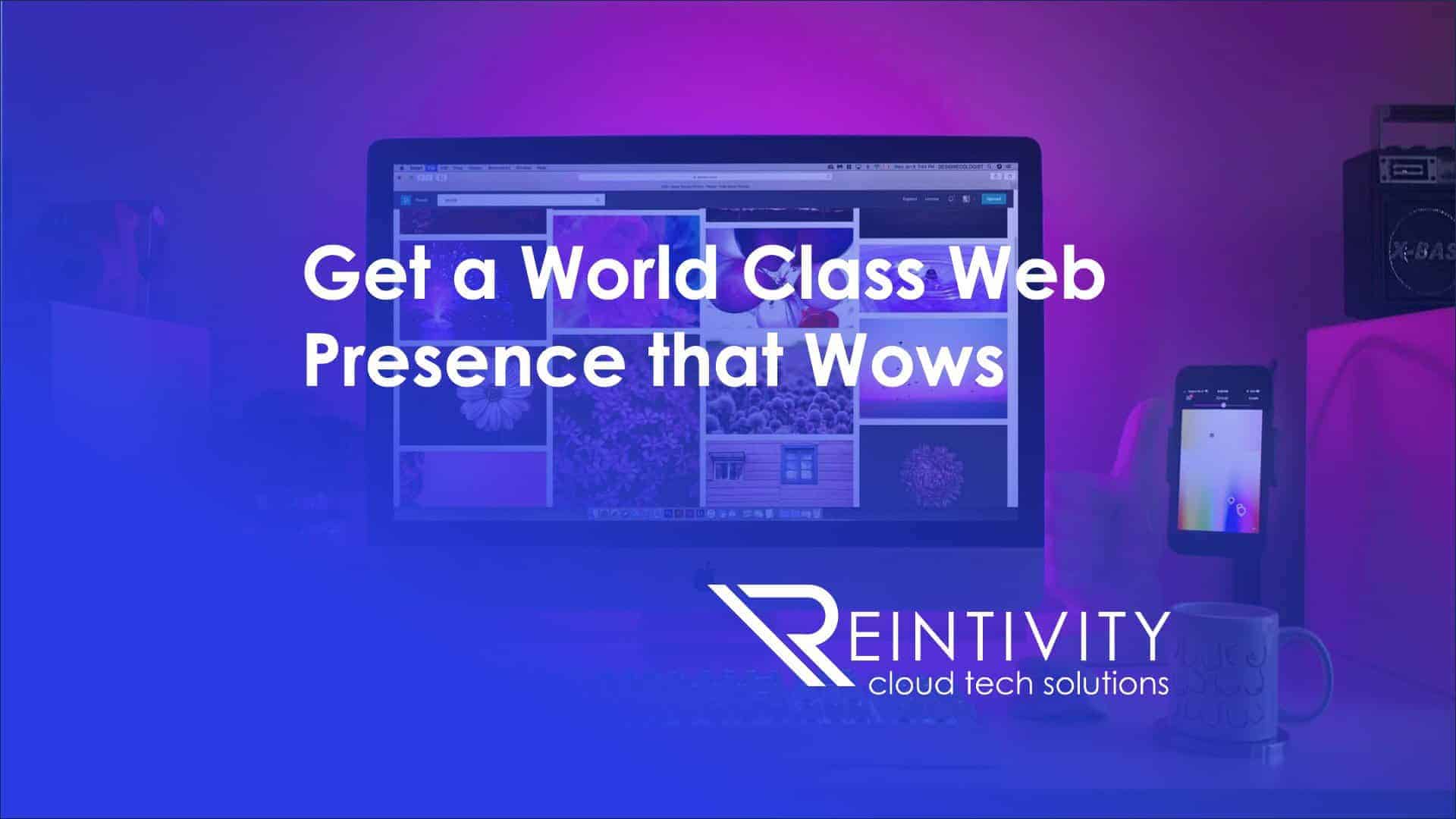 Get a World Class Web Presence that Wows with Reintivity.