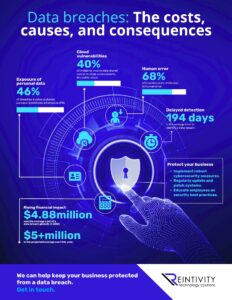 Infographic: Data Breaches. The costs causes and consequences