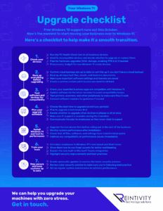 Infographic: Windows 11 Upgrade Checklist