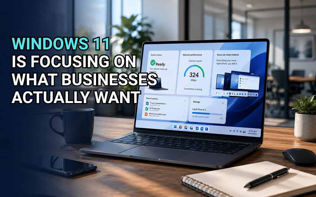 Windows 11 Is Becoming Less Flashy. That’s Good News for Business.