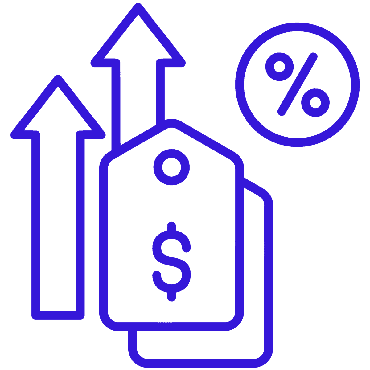 Icon: Abstract Dollar Not Equal Sign