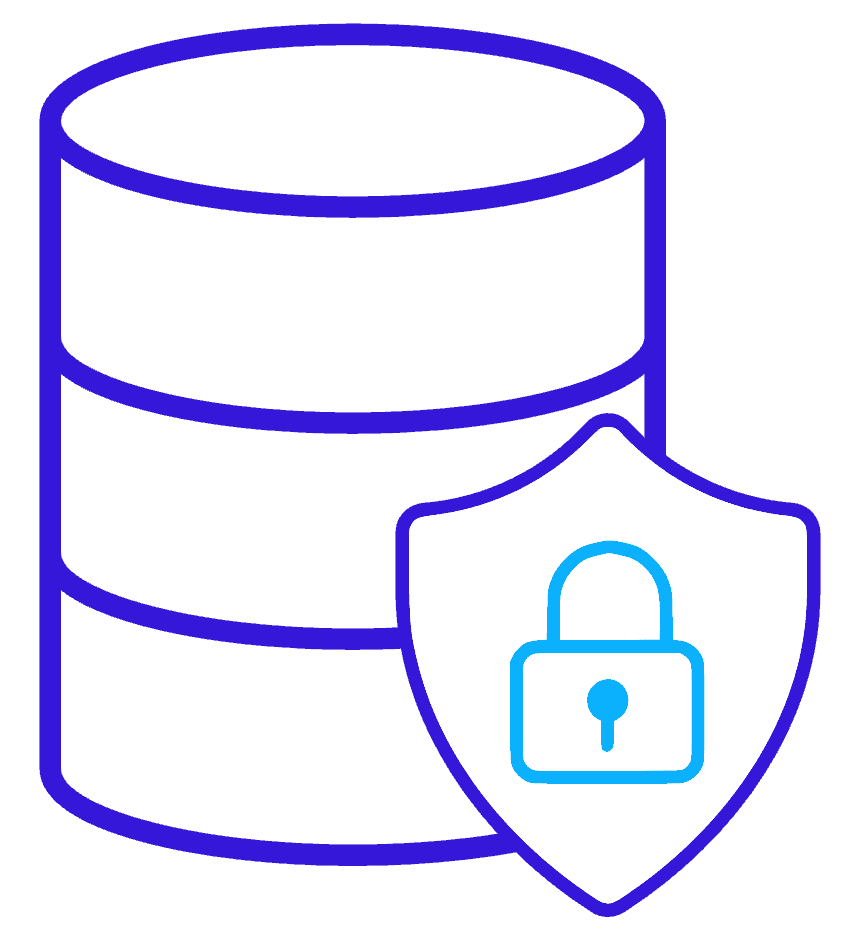 Icon: Cybersecurity - Data Protection & Backup