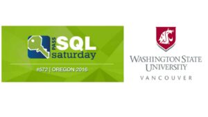 sqlsaturday 572 Oregon 2016 - Washington State University Vancouver
